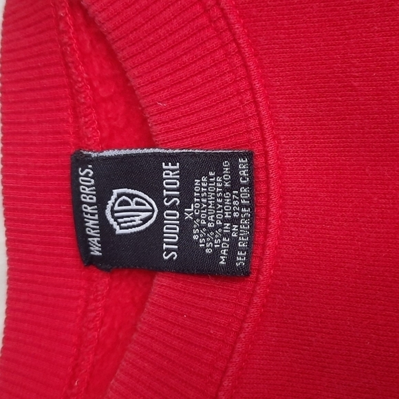 Warner Brothers Studio Store Looney Tunes Embroidered Vintage Oversized Sweatshi - Picture 3 of 5